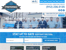 Tablet Screenshot of preferredpestcontrol.net